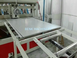 5 - tablero de la espuma de la corteza del PVC WPC del grueso de 50m m que hace la máquina para el uso de la construcción