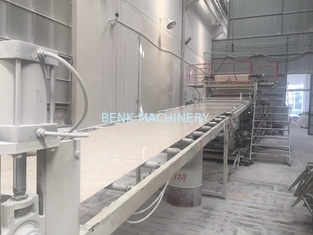 Poder de mármol de imitación de sellado caliente de la instalación de la máquina 195KW de la protuberancia de la hoja del PVC de la superficie